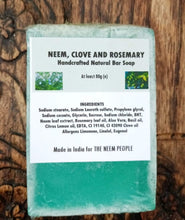 Load image into Gallery viewer, Neem, Clove and Rosemary Soap