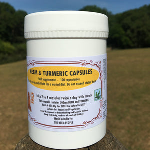 Neem and Turmeric Capsules