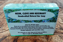 Load image into Gallery viewer, Neem, Clove and Rosemary Soap